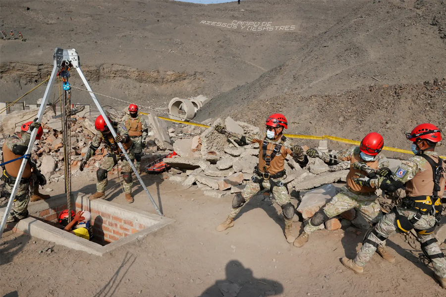 Emergencia ante desastre: así se prepara la fuerza élite del ejército peruano